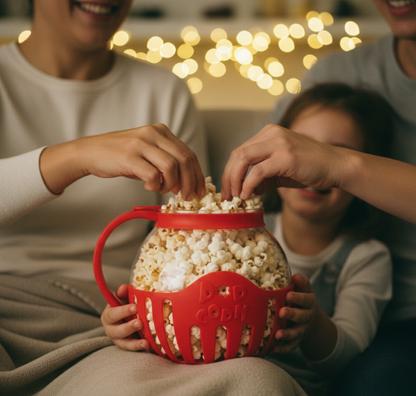Microwave Glass Popcorn Popper